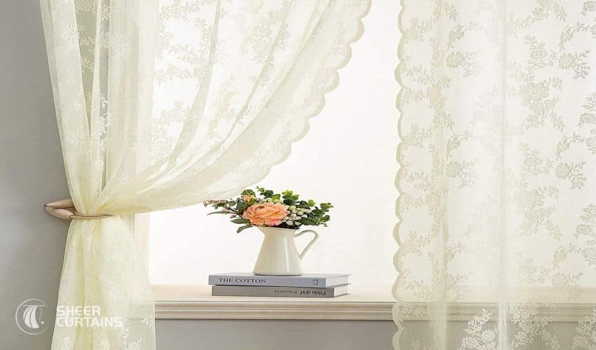 Vintage Style sheer Curtains