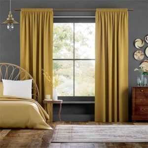 Bijou Linen Sunflower Curtains
