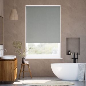 Cadiz Blackout Smoke Grey Roller Blind