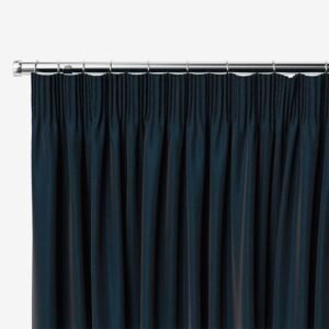 Canterbury Velvet Storm Blue Curtains