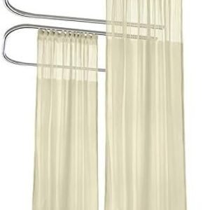 ChadMade 8ft Wide x 7ft Tall Flat Hook Panel Drapes Divider