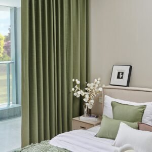 Charlotte Custom Linen and Cotton Blend Blackout Curtains