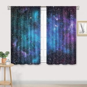 Cinbloo Kids Galaxy Curtains
