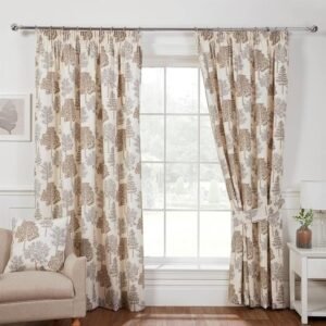 Coppice Light Filtering Pencil Pleat Curtains