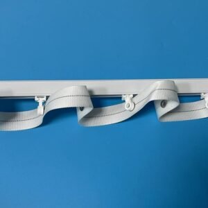 Curtain Track Aluminum Alloy Curtain Rail with Wave Fold