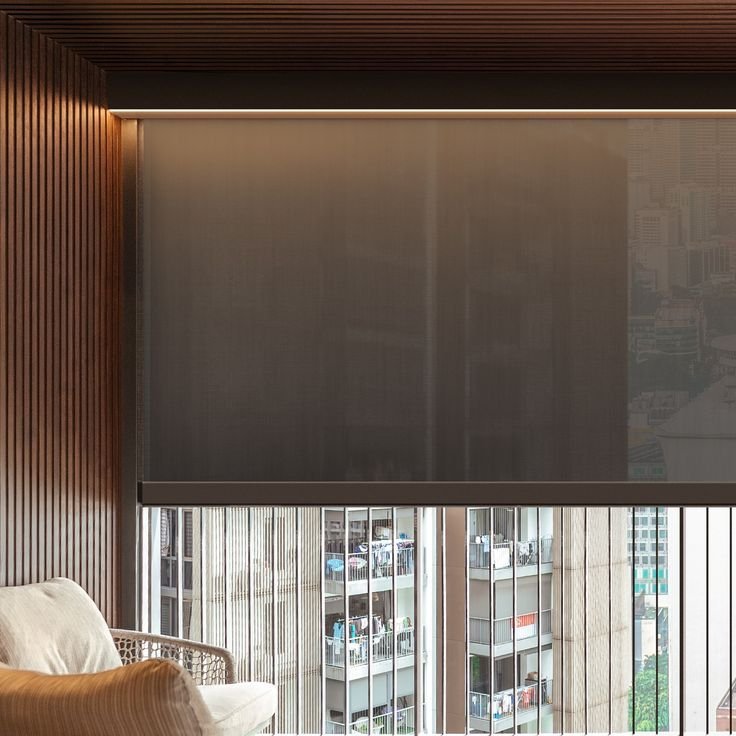 Electric Zip Trak Blinds