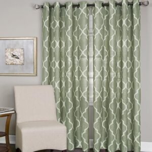 Elrene Home Fashions Medalia Room Darkening Curtain