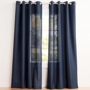 Exclusive Home Loha Linen Grommet Top Curtain