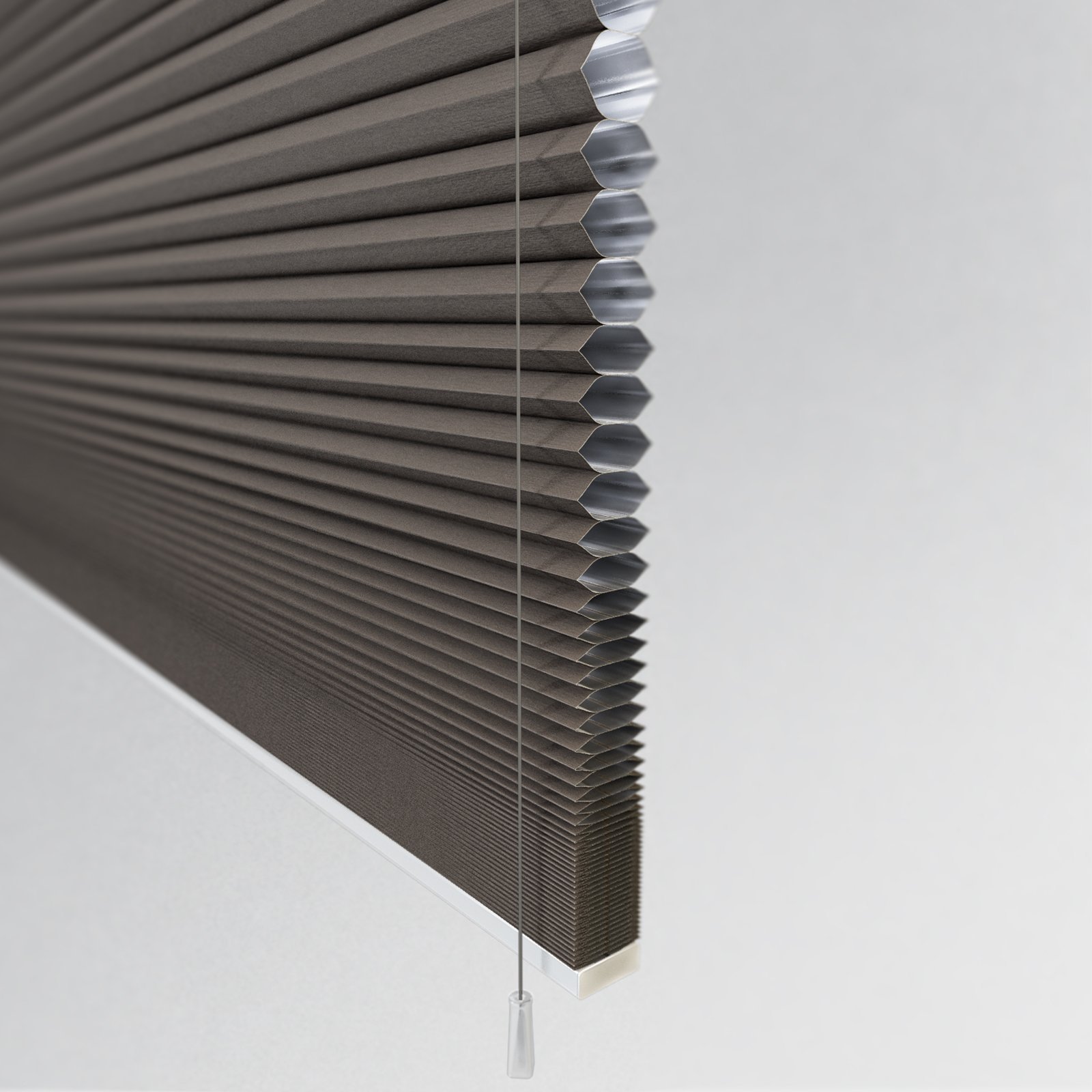 Luna Walnut Honeycomb Cellular Blind - Image 2