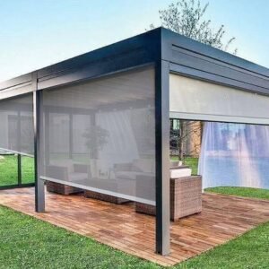 PVC Material Patio Blinds Outdoor