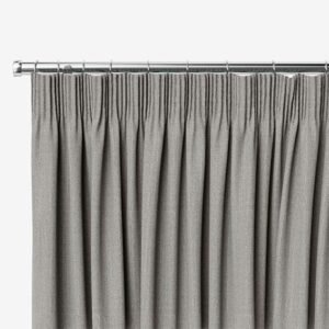 Paleo Linen Elephant Grey Curtain