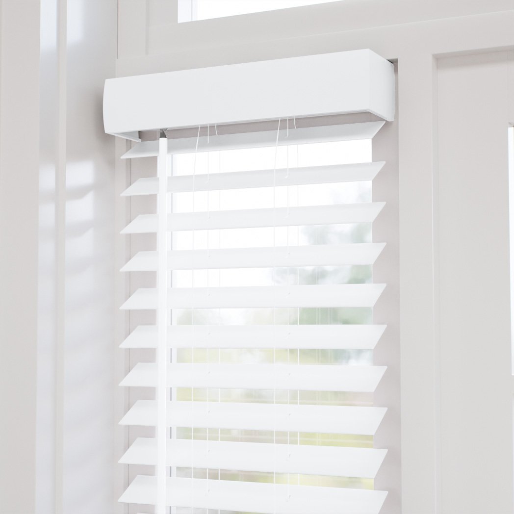 Sidelight Cordless Faux Wood Blind - Image 3