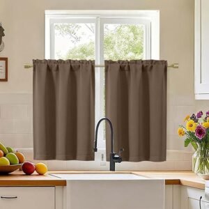 Simplebrand Denim Kitchen Curtains