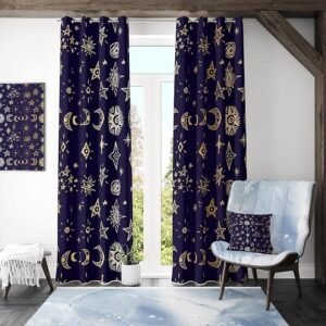 Stars Galaxy Blackout Curtains