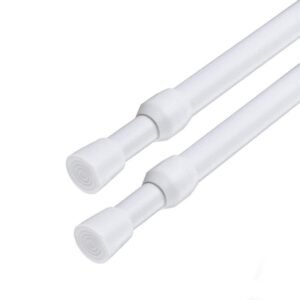 Telescopic Iron Shower Curtain Rod Spring-Adjustable