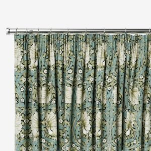 William Morris Pimpernel Sage Curtain