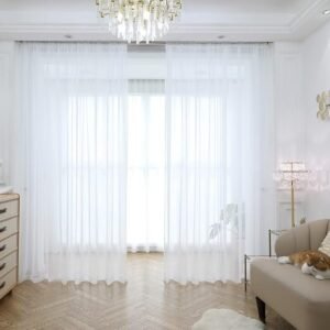 Windows White Sheer Curtains