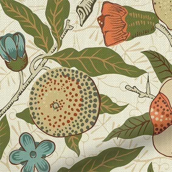 William Morris Fruit Autumn Curtain - Image 4