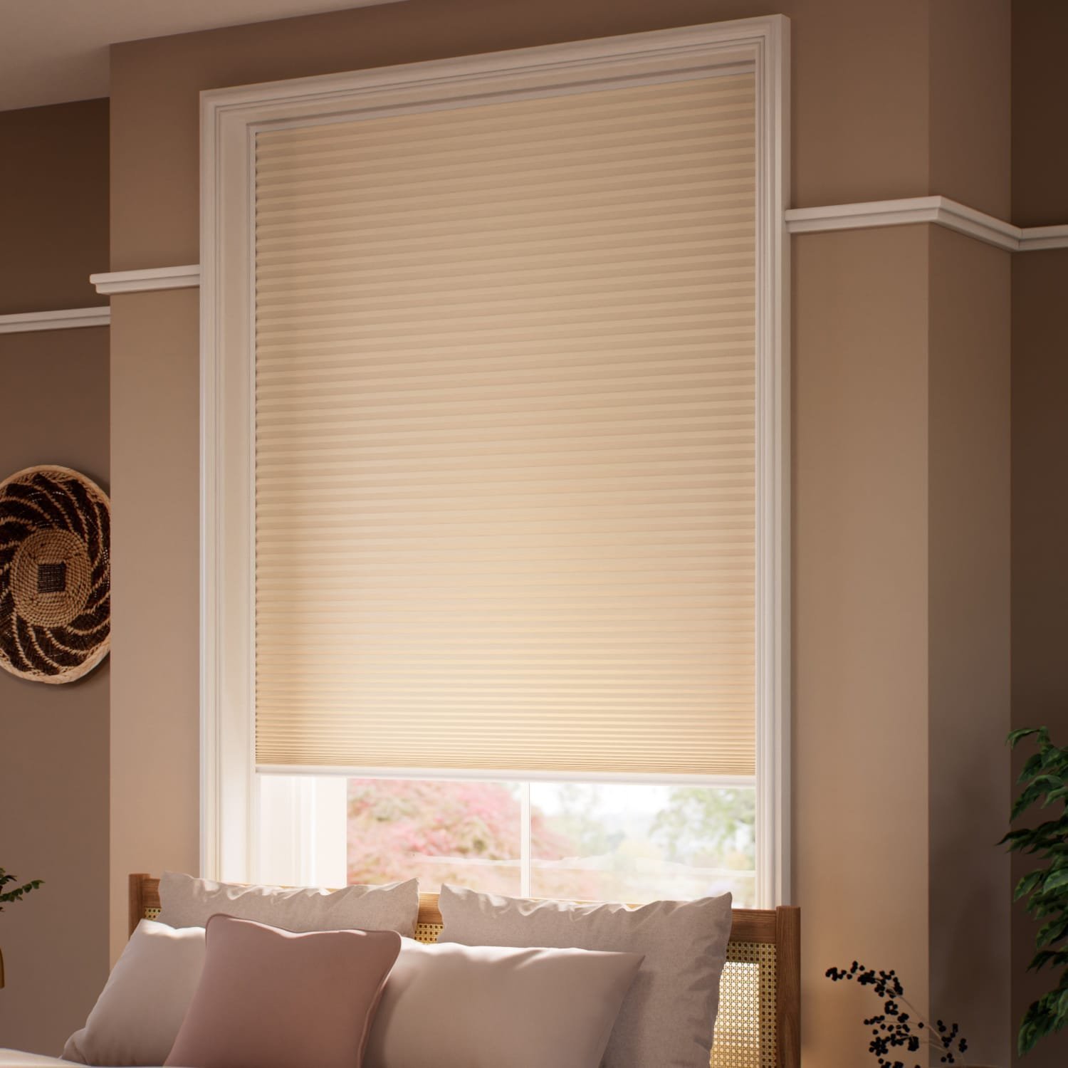 hade Complete Blackout Peach Thermal Blind - Image 2