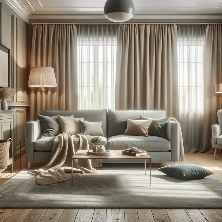 Living Room Curtains Dubai