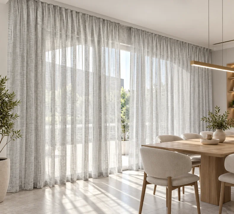 Soft Grey Curtain